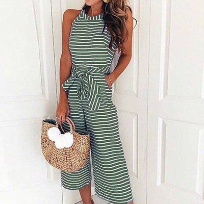 Azaria - Striped Jumpsuit
